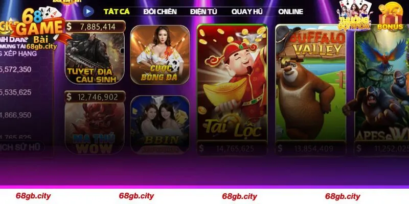 Tổng quan về nổ hũ 68 game bài